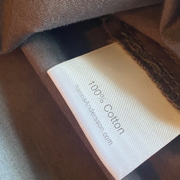 Hanna Andersson dress long sleeve gray metallic silver polka dot (140) 10 - Picture 11 of 16